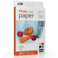 ColorWay Matte 6×4 190gms Photo Paper 50 Sheets