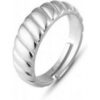 Croissant Ring In Sterling Silver Gold Vermeil buy online shopping cheap sale