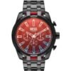 Diesel DZ4589 Split Chronograph Black-Tone Stainless Steel Mens Watch buy online shopping cheap sale