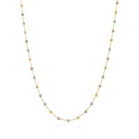 Dorissa Multicolour Sterling Silver Beaded Single Necklace
