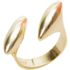 Double Marquise Sterling Silver Adjustable Ring buy online shopping cheap sale