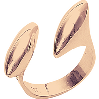 Double Marquise Sterling Silver Adjustable Ring
