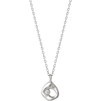 Dripping Molten Natural Textured Sterling Silver Authentic Pendant Necklace