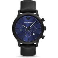 Emporio Armani AR11351 Chronograph Black Leather Men’s Watch
