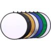 Ex-Pro 7 -in- 1 Photographic Light Reflector - 42" (110cm) Silver