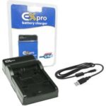 Ex-Pro Panasonic CGA-S602, CGA-S602E DE-972, DE972 EZi-Power USB Charger with USB Cable
