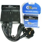 Ex-Pro® Samsung BP70A, BP-70A – Dual (Twin) Battery Fast Charge Digital Camera Charger