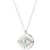 Eye Coin Sterling Silver Evil Eye Necklace buy online shopping cheap sale