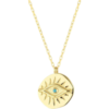 Eye Coin Sterling Silver Evil Eye Necklace buy online shopping cheap sale
