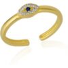 Eye Sterling Silver Adjustable Stacking Ring Evil Eye buy online shopping cheap sale