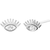Eye Stud Earring Sterling Silver