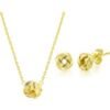 Gold Plated Love Knot Set buy online shopping cheap sale