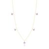 Gold Plated Purple Butterfly Sterling Silver Necklace buy online shopping cheap sale