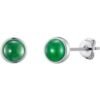 Green Aventurine Stud Earrings buy online shopping cheap sale