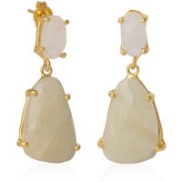 Green Sapphire High Quality Sterling Silver Drop Earring