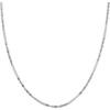 Half Twisted Sterling Silver Chain Necklace Singapore Chain buy online shopping cheap sale