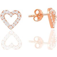 Heart Sterling Silver Stud Earrings