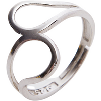 Intercepting Circles New Sterling Silver Ring
