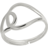 Intercepting Circles Sterling Silver Statement Signature Ring buy online shopping cheap sale
