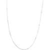 Italian Fine Beaded Chain Sterling Silver Satellite Necklace buy online shopping cheap sale