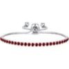 January Birthstone Friendship Bracelet with Garnet Zircondia® Crystals buy online shopping cheap sale