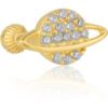 Jewelled Saturn Piercing in Sterling Silver buy online shopping cheap sale