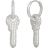 Key Silver Hoop Sterling Silver Earring buy online shopping cheap sale