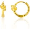 Knot Hoop Sterling Silver Earring buy online shopping cheap sale