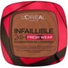 L'Oreal Infaillible 24H Fresh Wear Powder - 375 Deep Amber buy online shopping cheap sale