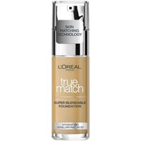 L’Oreal Paris True Match Super Blendable Foundation with Hydrating Hyaluronic Acid – 55 D/55 W Golden Sun