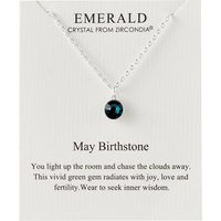 May (Emerald) Birthstone Necklace Created with Zircondia® Crystals