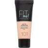 Maybelline Fit Me Matte + Poreless Foundation - 101 True Ivory buy online shopping cheap sale