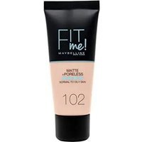 Maybelline Fit Me Matte + Poreless Foundation – 102 Fair Ivory