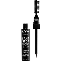NYX Can’t Stop Won’t Stop Longwear Brow Kit – 08 Black