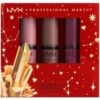NYX Professional Makeup - Gimme Super Stars! Butter Gloss Lip Trio Deep Nude Gift Set buy online shopping cheap sale