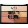 NYX Professional Makeup Highlighting Palette Born To Glow - 01 buy online shopping cheap sale