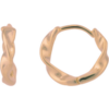 Naturally Twisted Molten Sterling Silver Hoop Earrings buy online shopping cheap sale