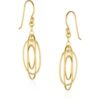 Nested Loop 3D Drop Earring in Sterling Silver buy online shopping cheap sale