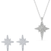Northern Star Polaris Sterling Silver Necklace and Stud Earring Set buy online shopping cheap sale