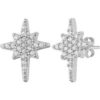 Northern Star Sterling Silver Stud Earring