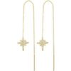 Northernstar Starburst Sterling Silver Chain Drop Earring - Pair buy online shopping cheap sale