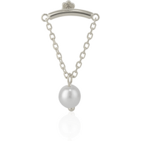 Pearl Drop Sterling Silver Piercing