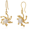 Pearl Sun Molten Dripping Sunburst Sterling Silver Drop Earring buy online shopping cheap sale