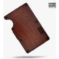 Premium Wood RFID Blocking Wallets, Money Clip & Cash Strap, Holds 15 Cards, w/Gift Box