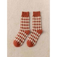 Retro cotton socks