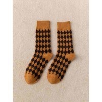 Retro cotton socks