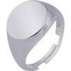 Signature Circle Sterling Silver Signet Ring buy online shopping cheap sale