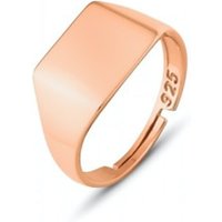 Signature Rectangular Sterling Silver Signet Ring
