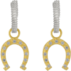 Silver Hoop Sterling Silver Horseshoe Equestrian Earring buy online shopping cheap sale