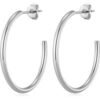 Silver Plated Round Hoop Earrings buy online shopping cheap sale